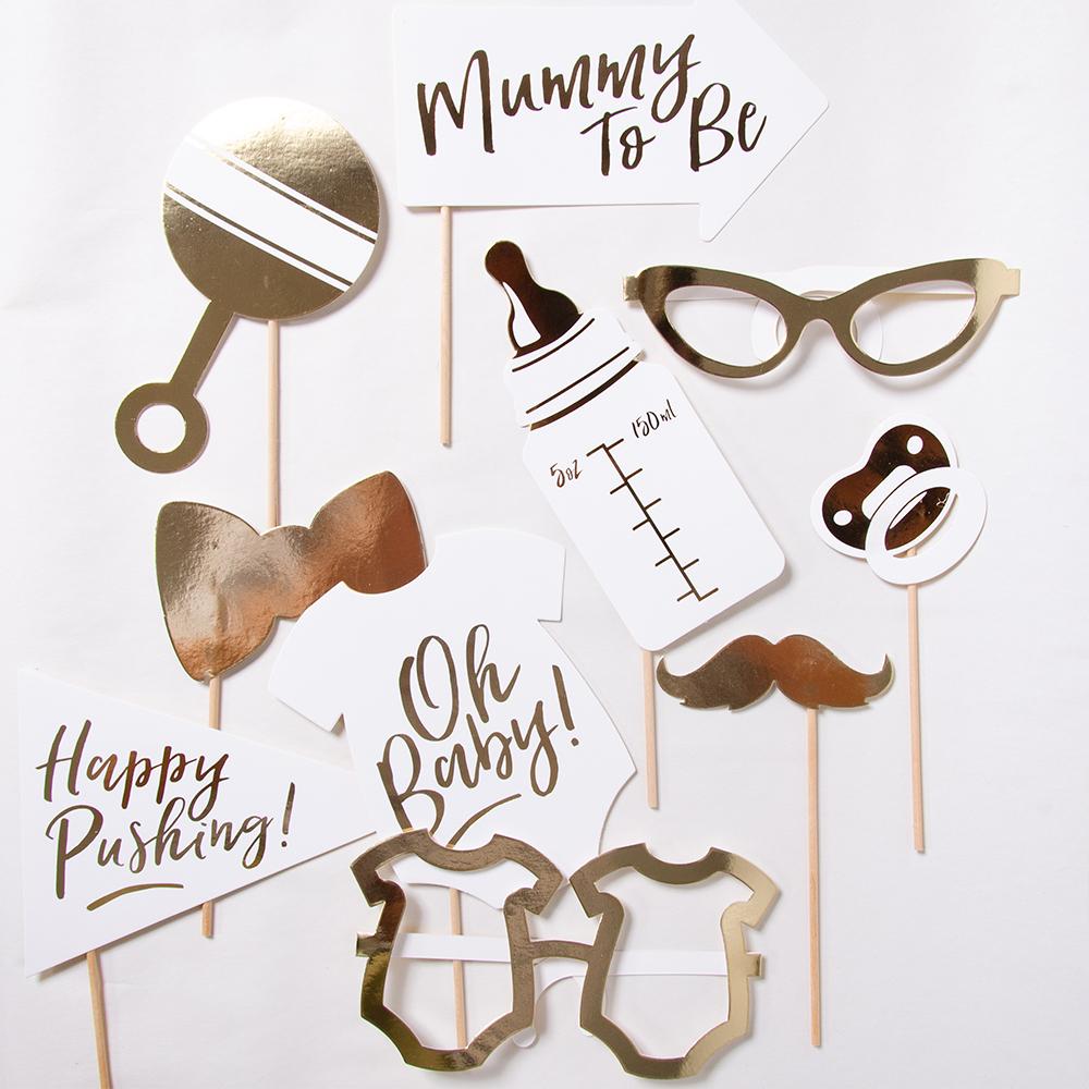 Click to view product details and reviews for Oh Baby Gold Photo Props X10.