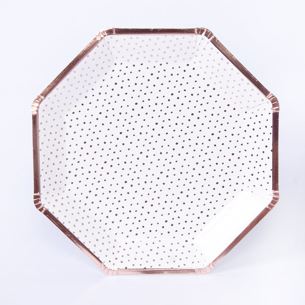 Click to view product details and reviews for Pick And Mix Rose Gold Plates X8.
