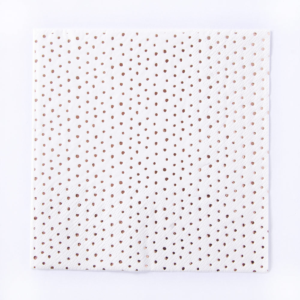 Click to view product details and reviews for Pick And Mix Rose Gold Napkins X16.