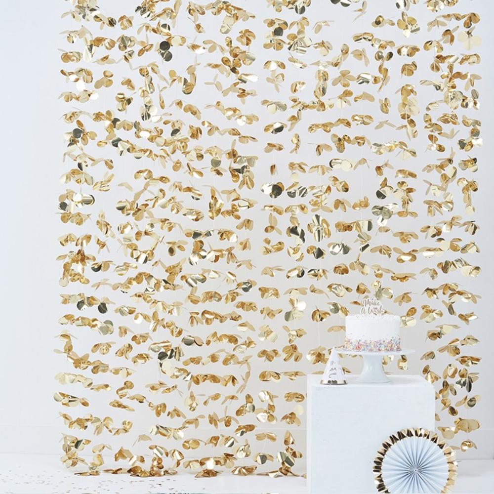 Pick And Mix Gold Backdrop