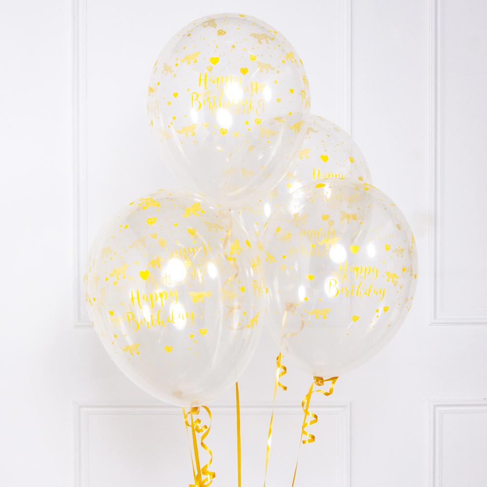Click to view product details and reviews for Unicorn Sparkle White And Gold Latex Party Balloons X6.