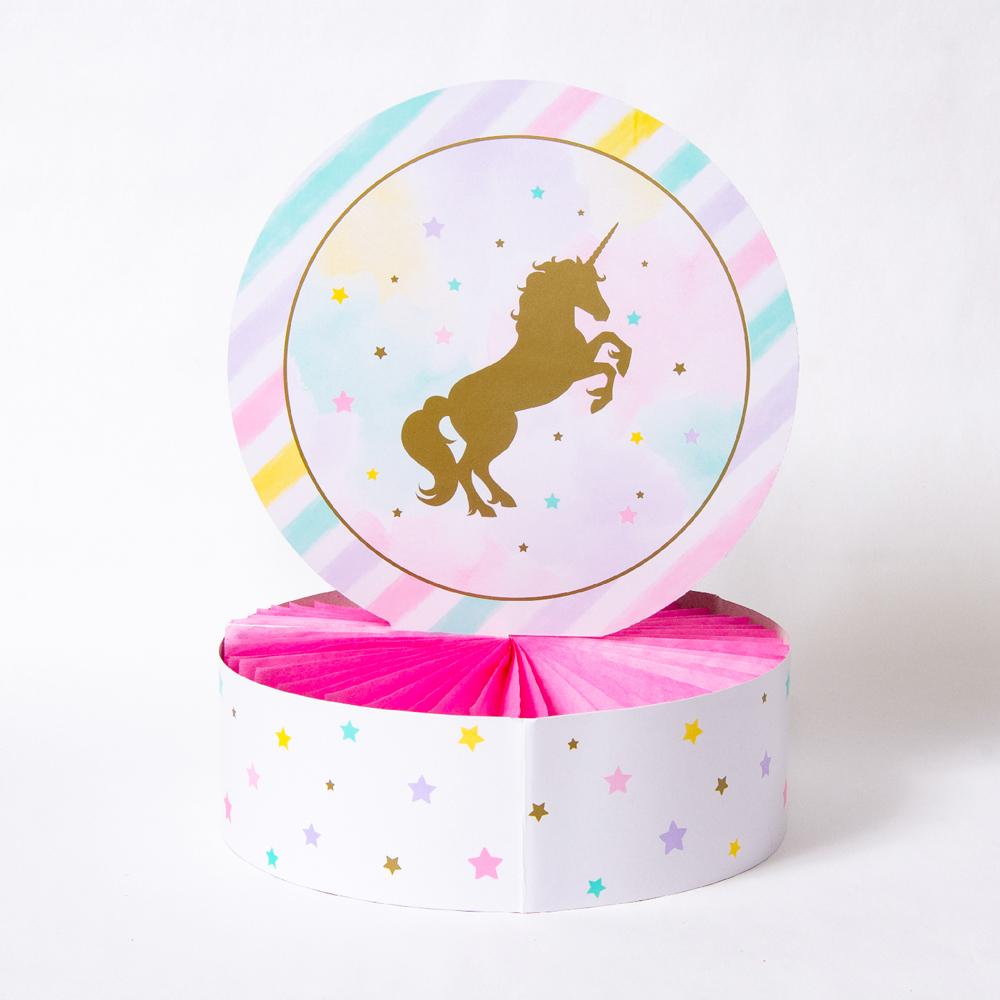Click to view product details and reviews for Unicorn Sparkle Honeycomb Centrepiece.