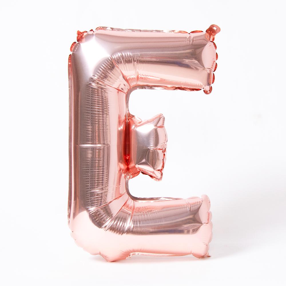 Air Fill Rose Gold 16 Letter Party Balloon E