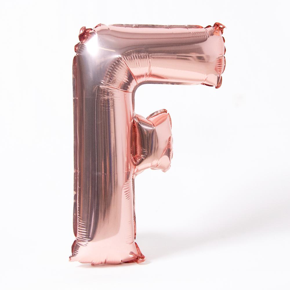 Air Fill Rose Gold 16 Letter Party Balloon F