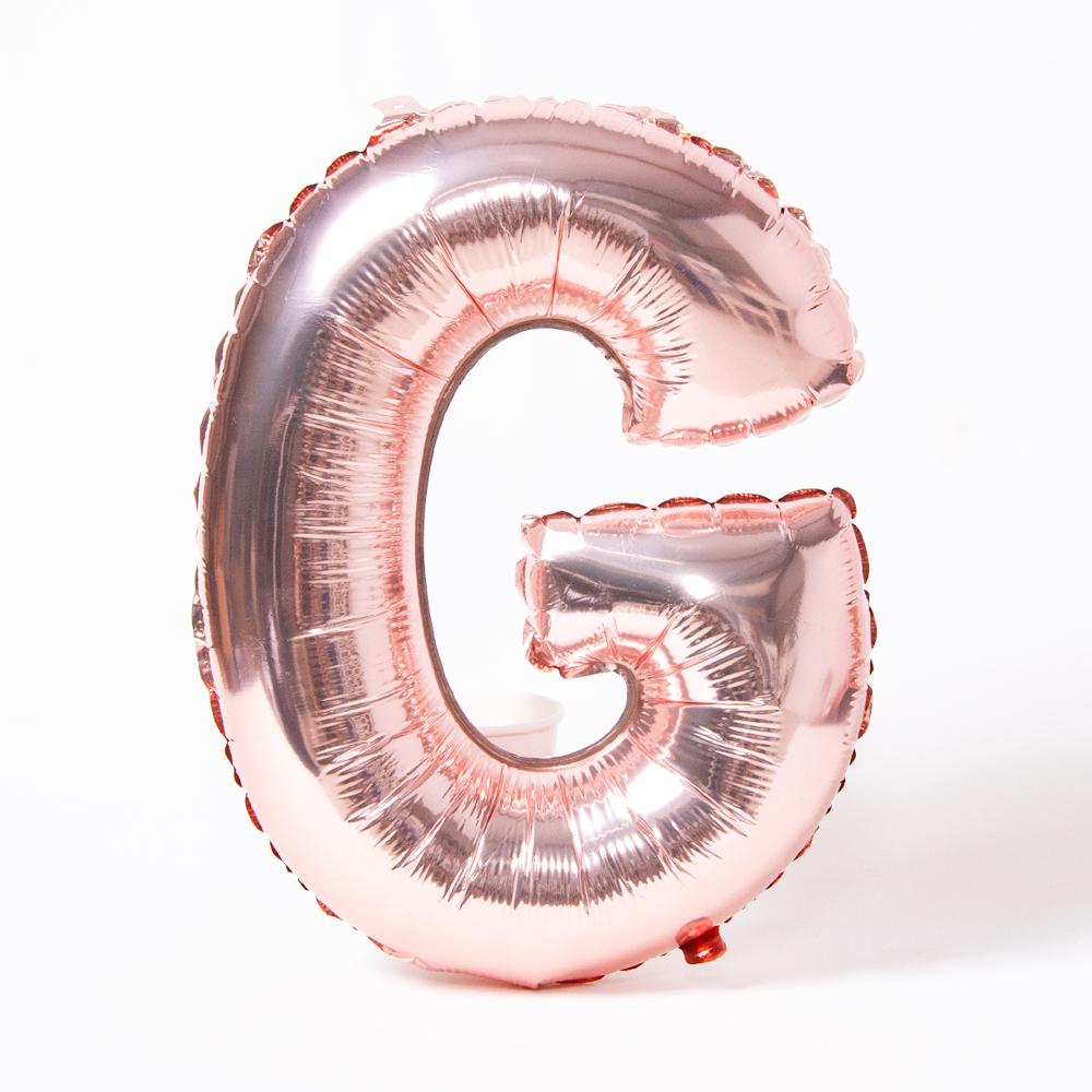 Air Fill Rose Gold 16 Letter Party Balloon G