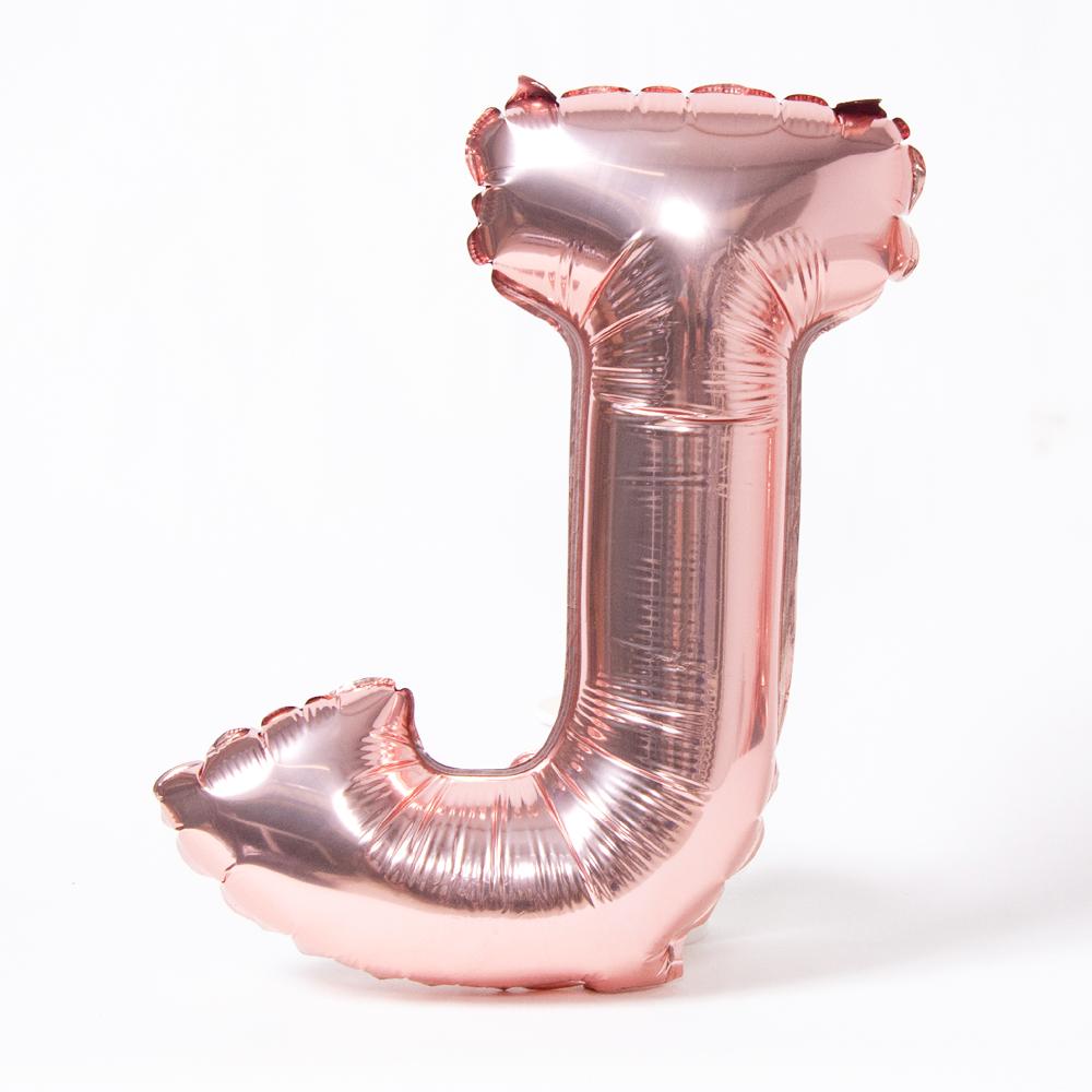 Air Fill Rose Gold 16 Letter Party Balloon J