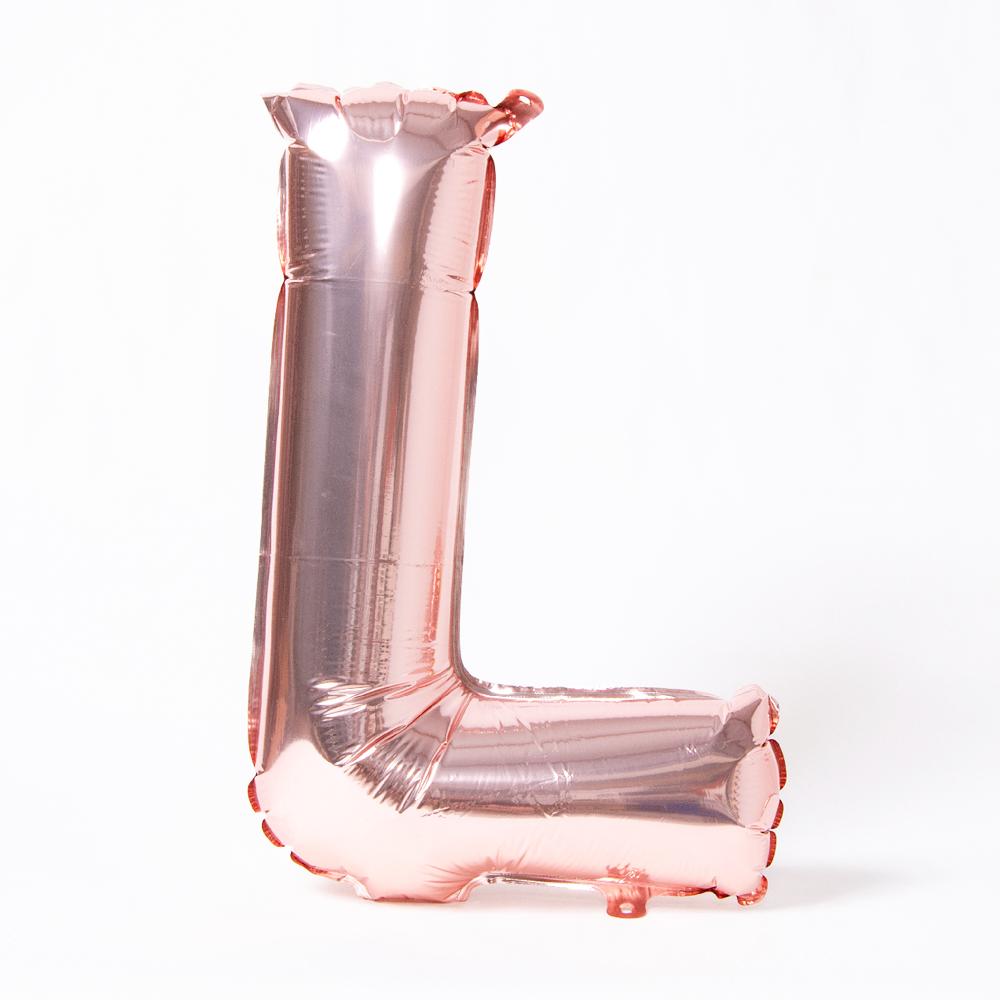 Air Fill Rose Gold 16 Letter Party Balloon L