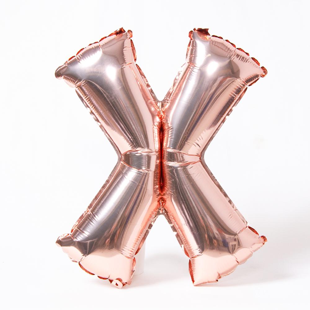 Click to view product details and reviews for Air Fill Rose Gold 16 Letter Party Balloon X.