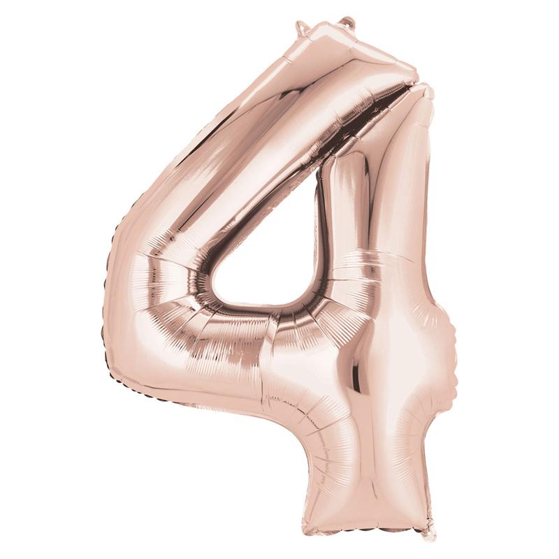 Click to view product details and reviews for Air Fill Rose Gold 16 Number Party Balloon 4.