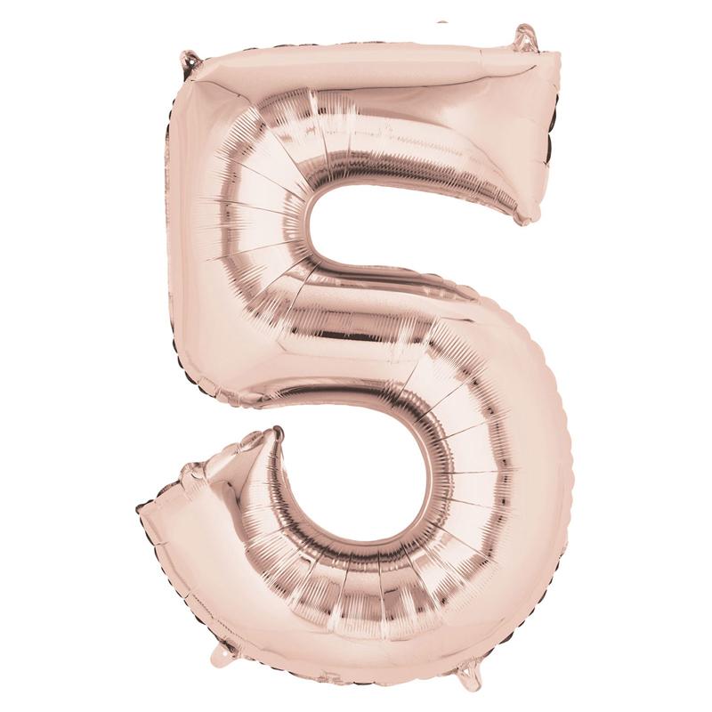 Click to view product details and reviews for Air Fill Rose Gold 16 Number Party Balloon 5.