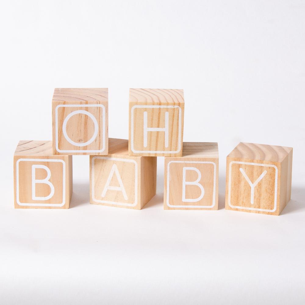 Etched Educational Keepsake Wooden Baby Blocks + Reviews