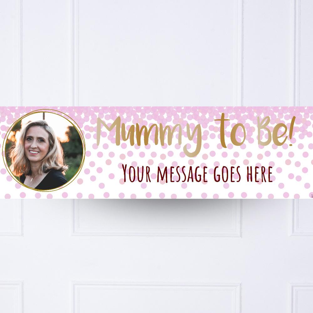 Click to view product details and reviews for Pink Confetti Personalised Party Banner.