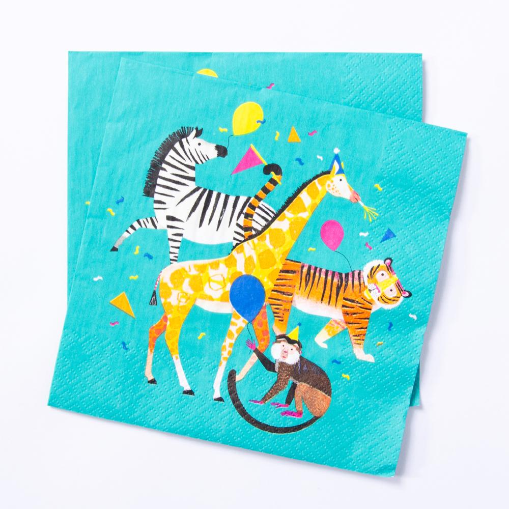 Click to view product details and reviews for Party Animals Paper Napkins X20.