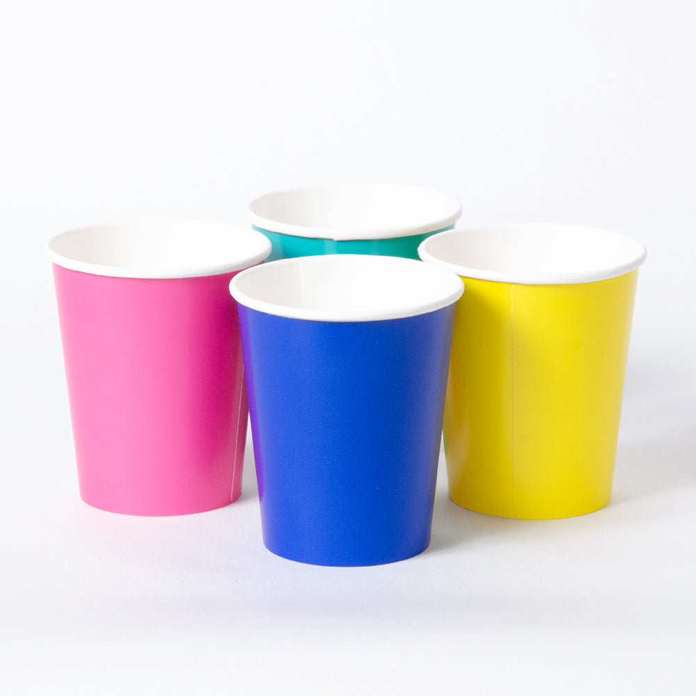 Click to view product details and reviews for We Heart Brights Paper Party Cups X12.
