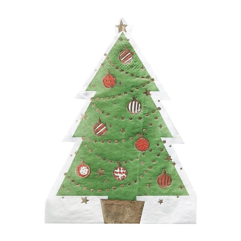 Click to view product details and reviews for Christmas Tree Napkin X12.