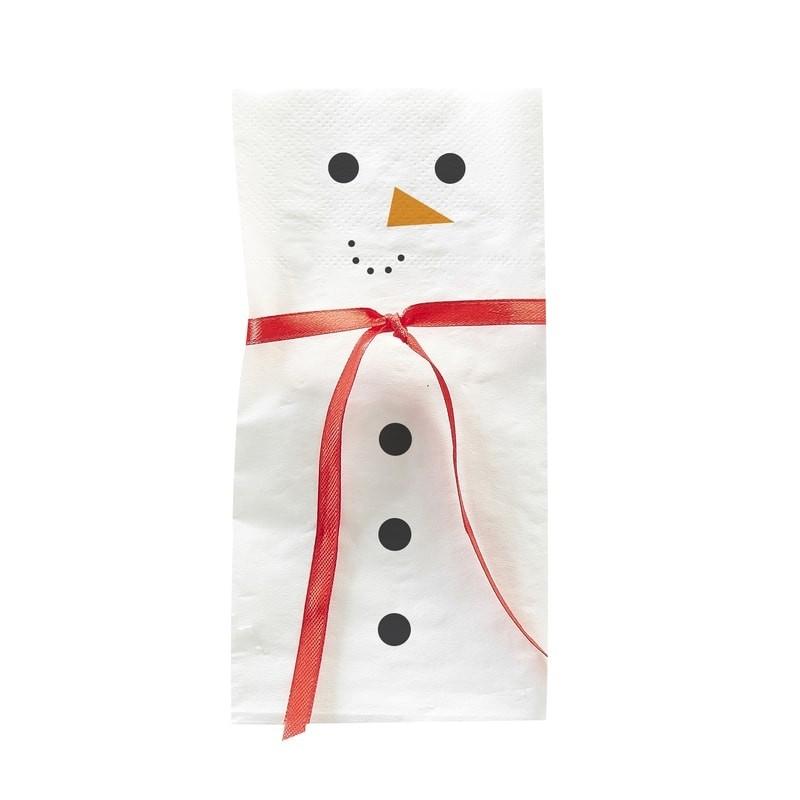 Click to view product details and reviews for Snowman Christmas Napkins X12.