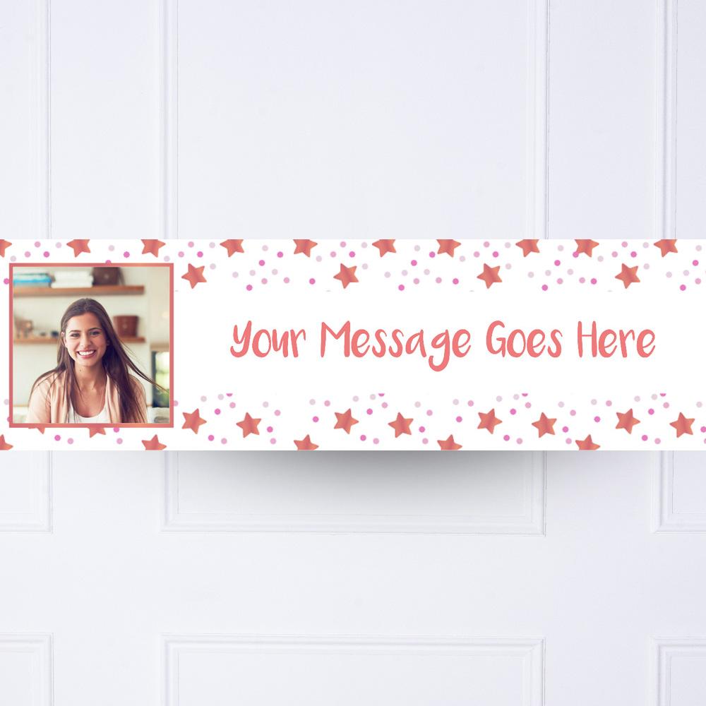 Click to view product details and reviews for Pink Twinkle Personalised Party Banner.