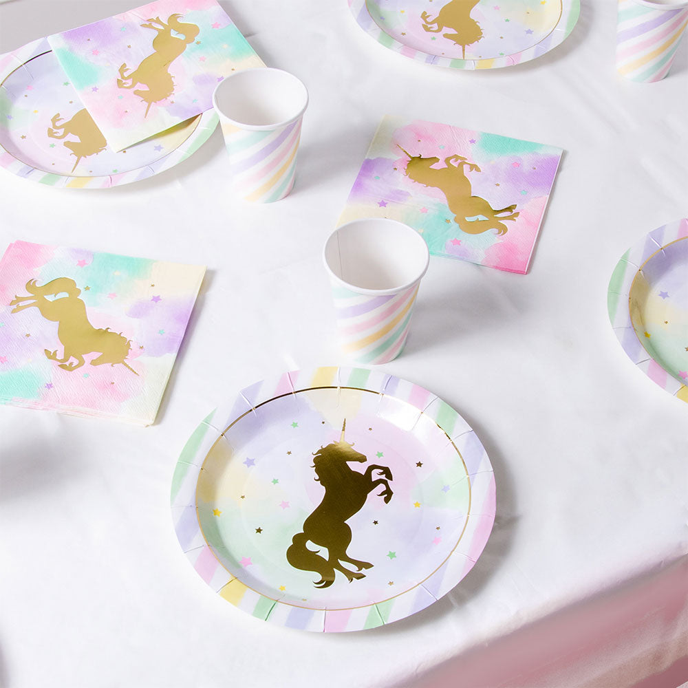 Unicorn Sparkle Party Table Set X8