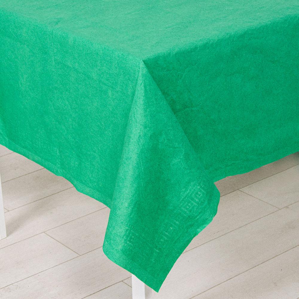 Paper Party Table Cover Pine Green