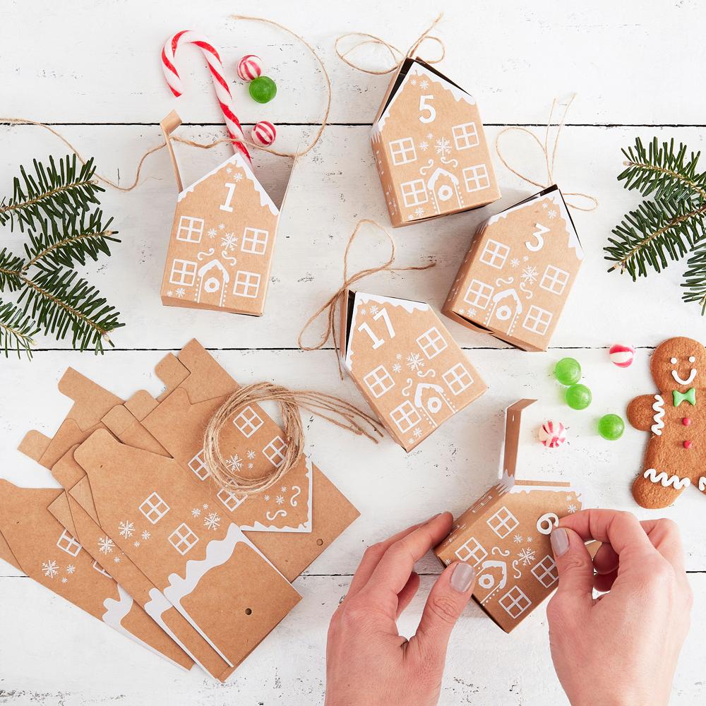 Gingerbread House Advent Calendar X24 Boxes