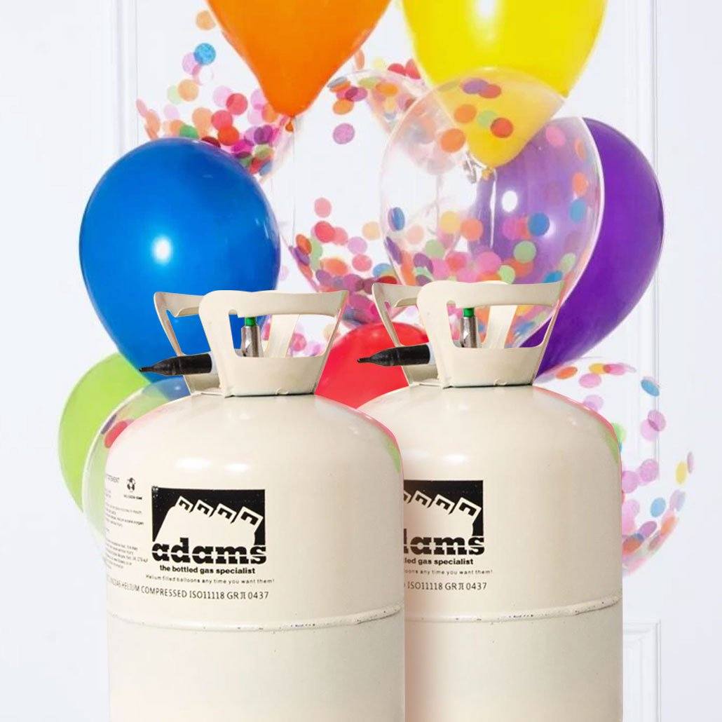 Large Helium Canister Twin Pack Up To 100 9 Balloons