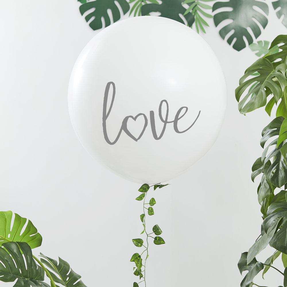 Botanical Large Love Balloon