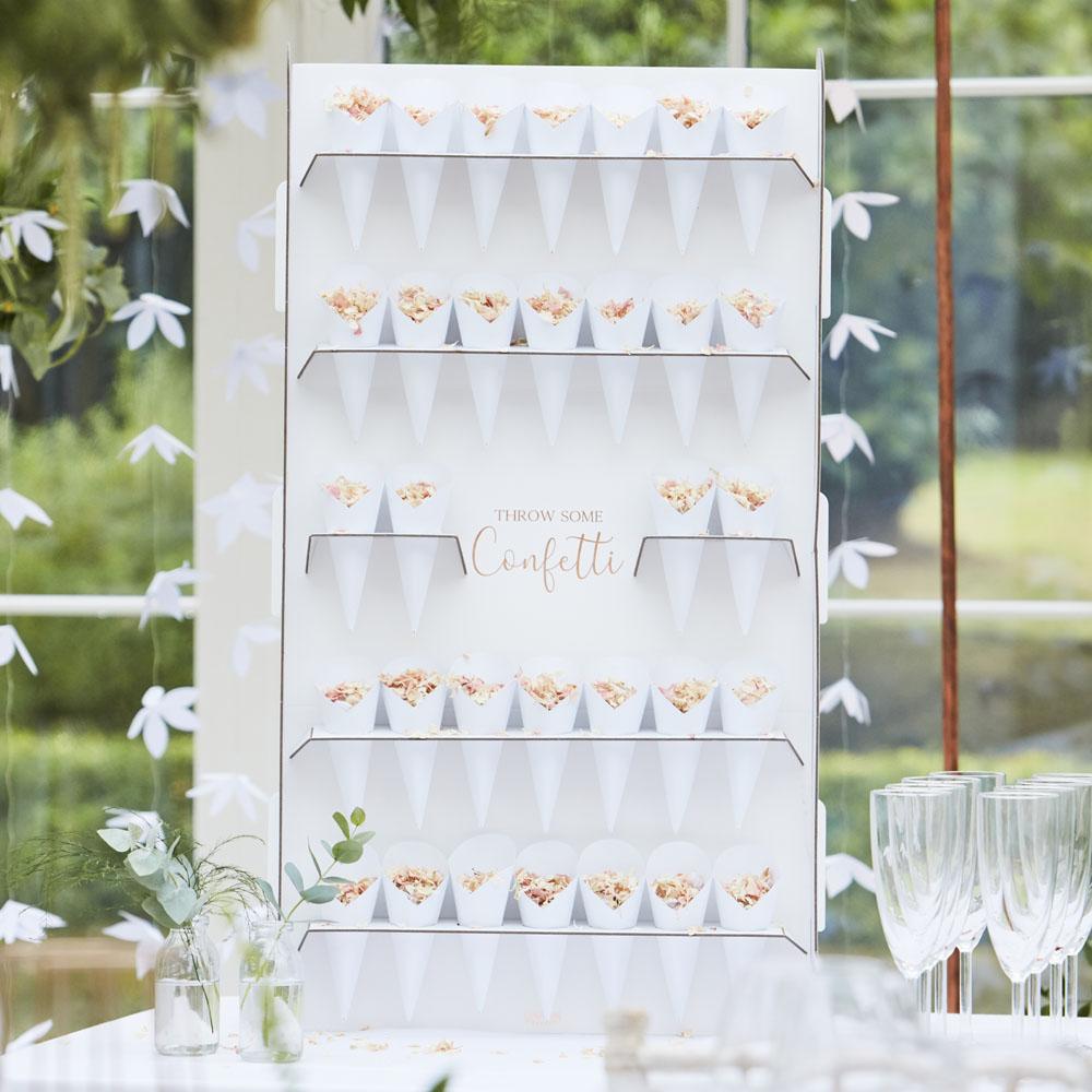 Click to view product details and reviews for Botanical Confetti Stand With Cones.