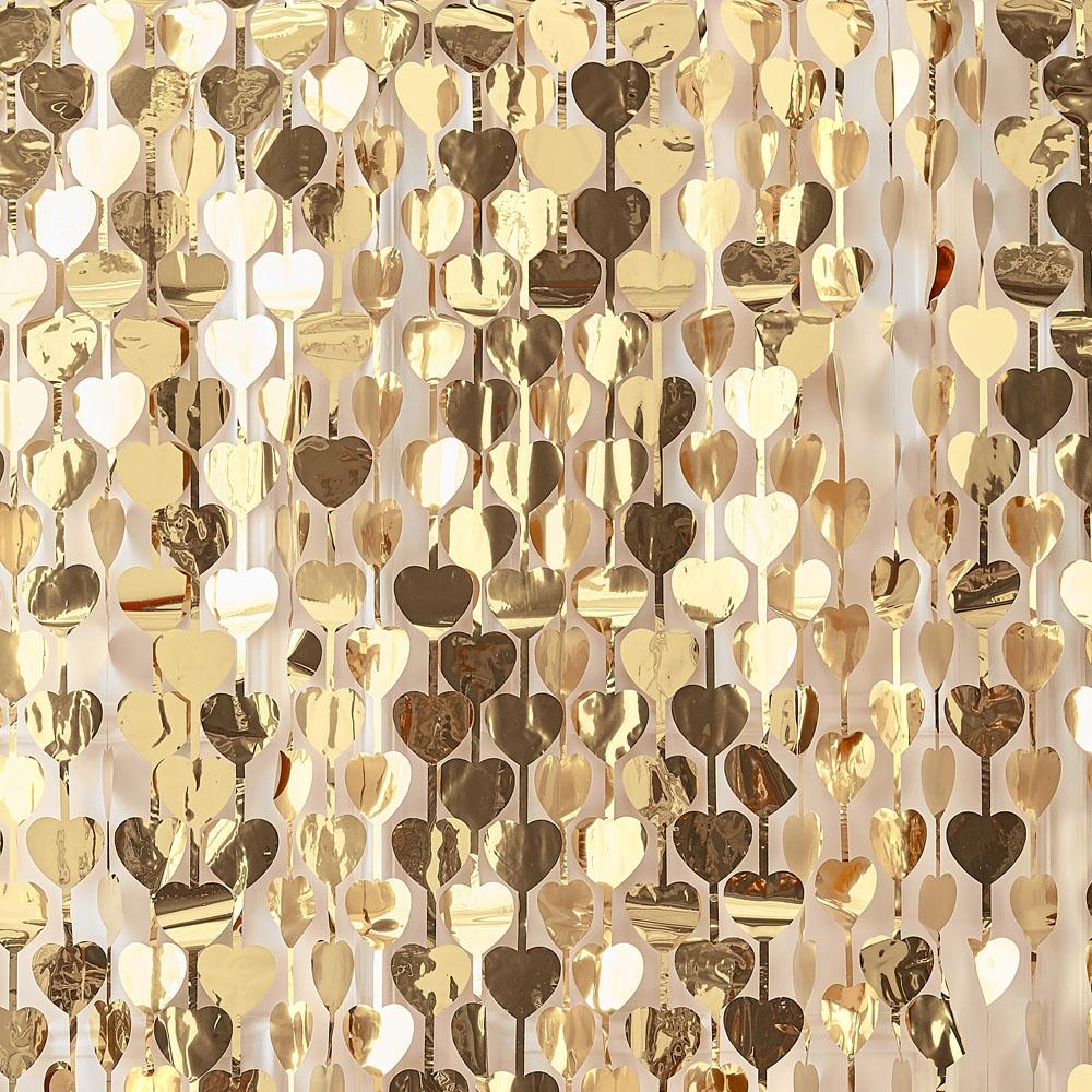 Gold Heart Backdrop