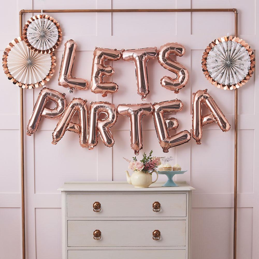 Lets Partea Balloon Bunting