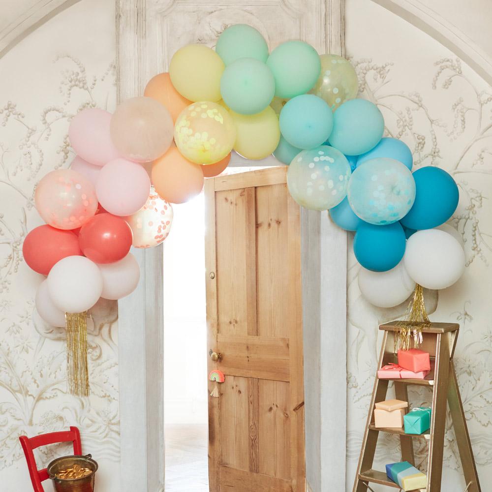 Click to view product details and reviews for Rainbow Balloon Arch Kit.