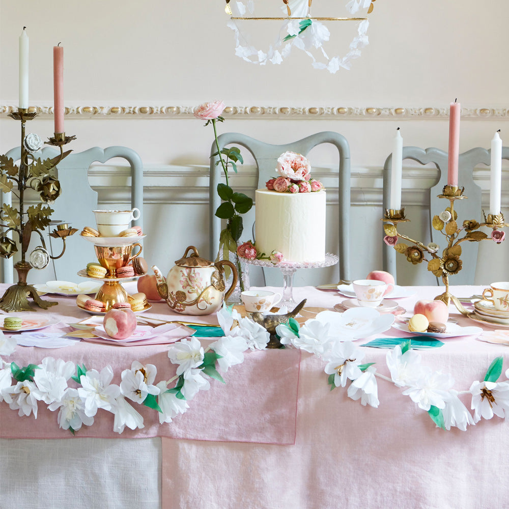 White Blossom Garland