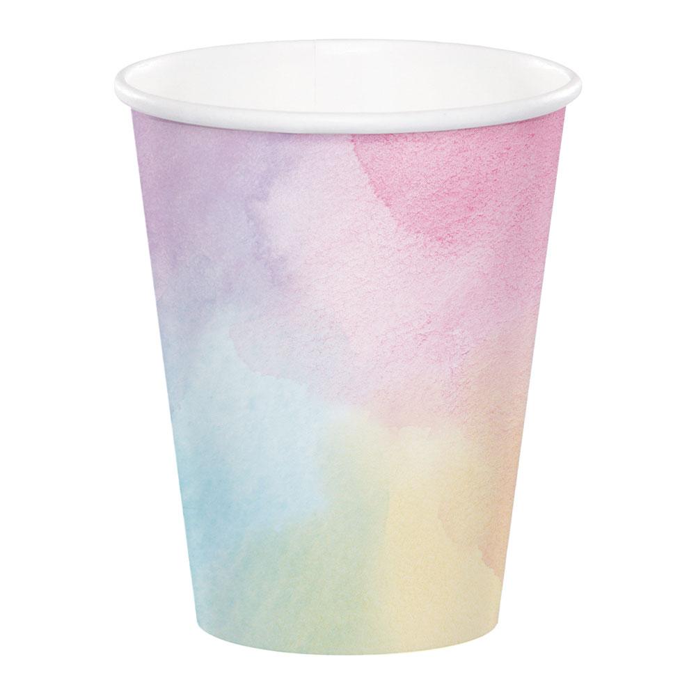 Click to view product details and reviews for Iridescent Pastel Paper Cups X8.
