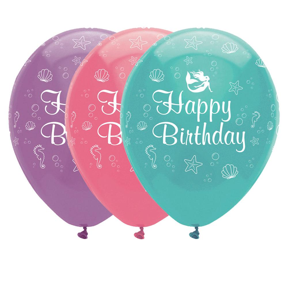 Click to view product details and reviews for Mermaid Shine Latex Balloons X6.