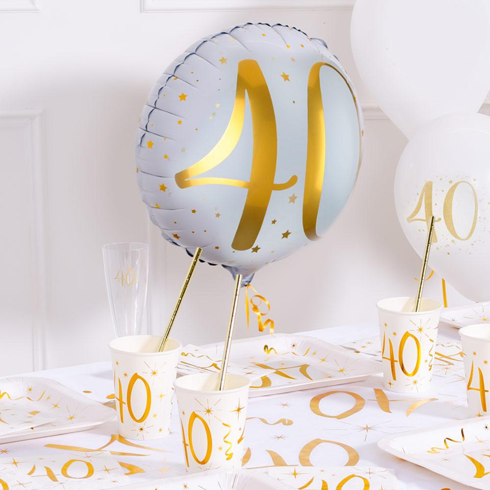 Click to view product details and reviews for 40th Birthday Foil Balloon.