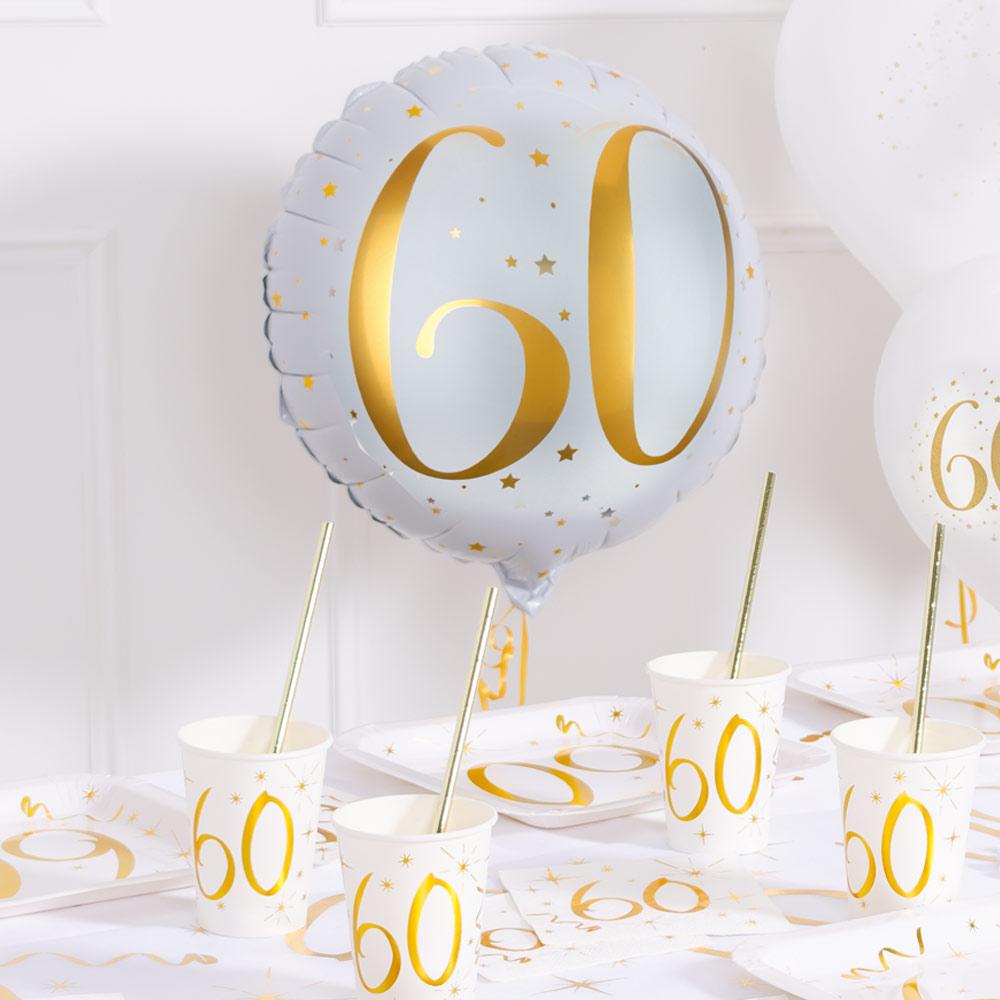 Click to view product details and reviews for 60th Birthday Foil Balloon.