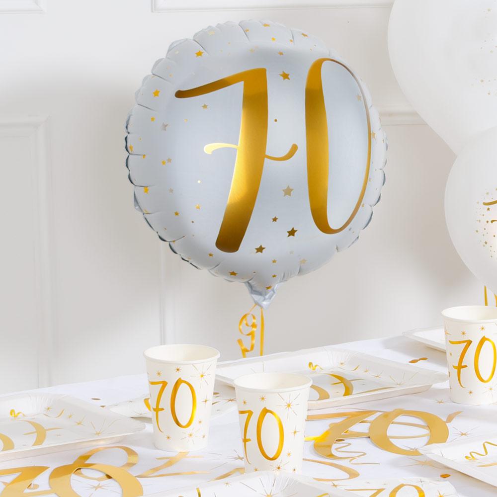 70th Birthday Foil Balloon