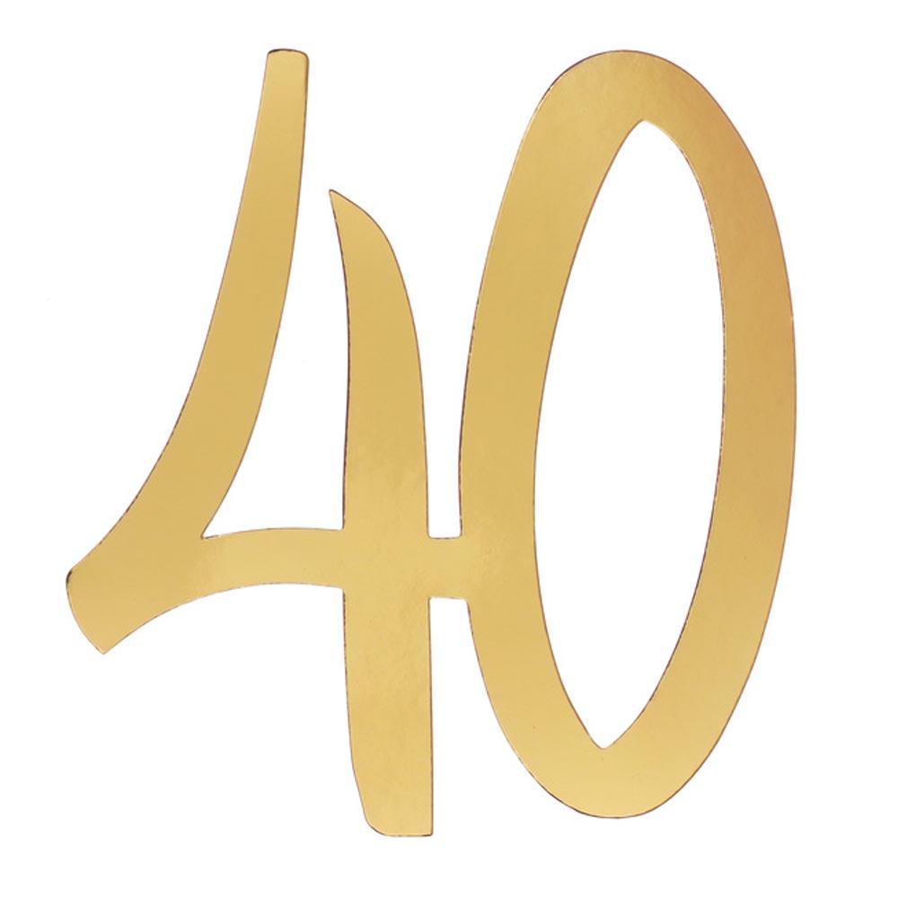 Click to view product details and reviews for 40th Birthday Oversized Confetti X4.