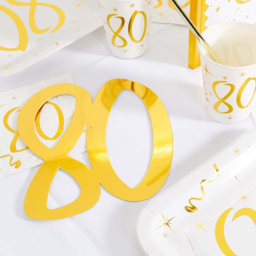 Click to view product details and reviews for 80th Birthday Oversized Confetti X4.