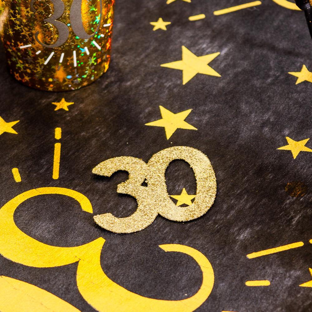 30th Birthday Oversized Glitter Confetti X6