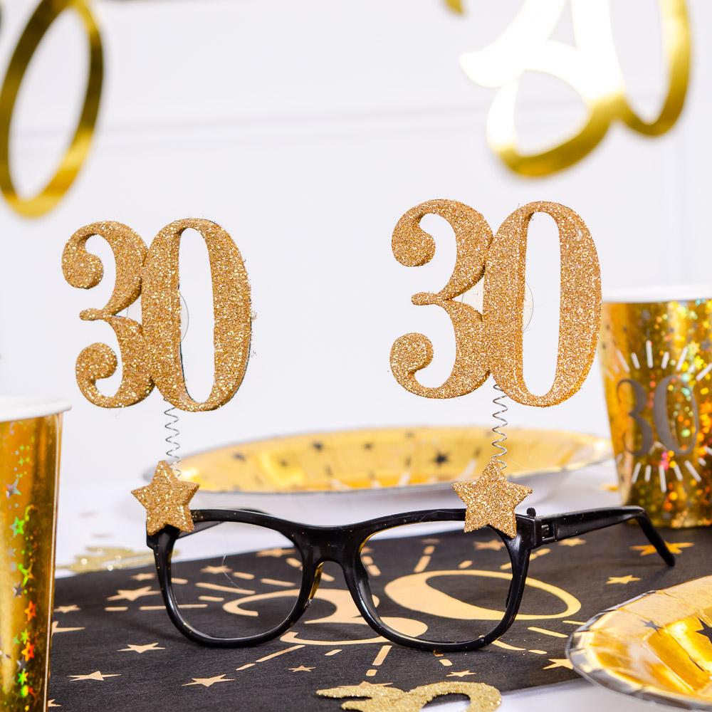 Click to view product details and reviews for 30th Birthday Glitter Sparkle Glasses.