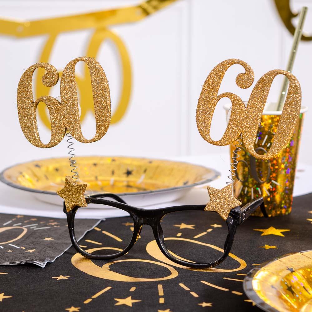 Click to view product details and reviews for 60th Birthday Glitter Sparkle Glasses.