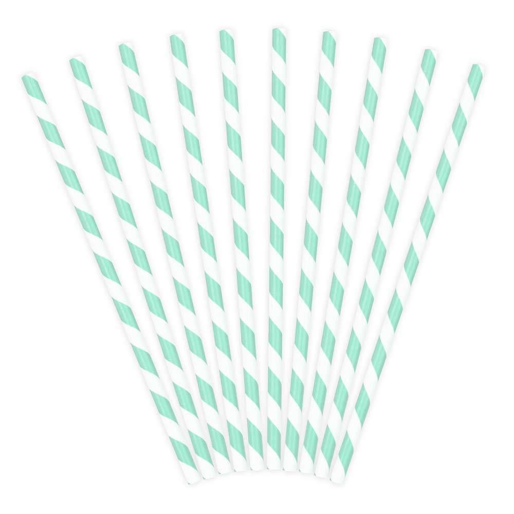 Click to view product details and reviews for Paper Straws Sky Blue X10.