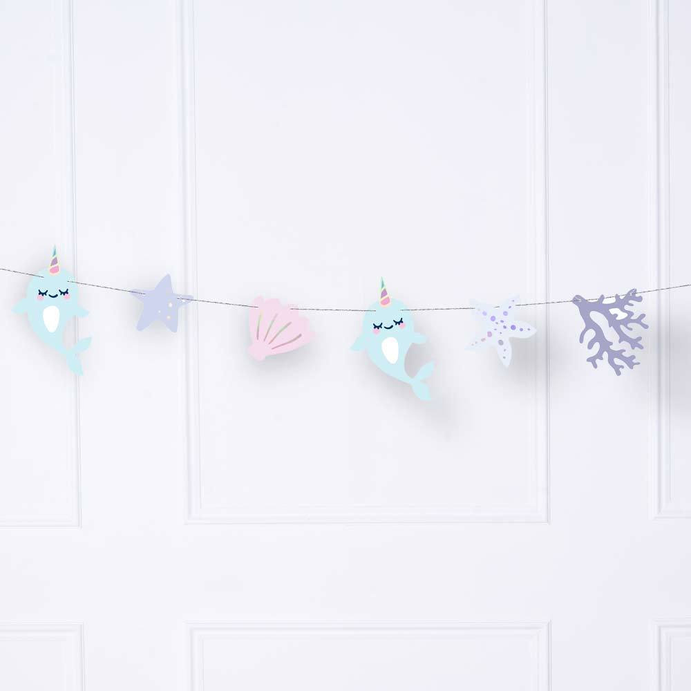 Narwhal Party Garland 1m
