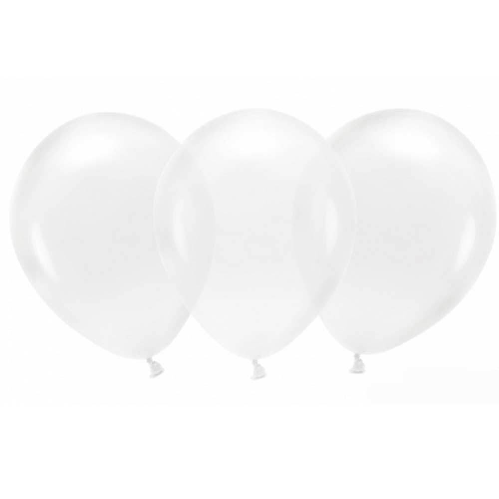 Latex Party Balloons Crystal Clear X100