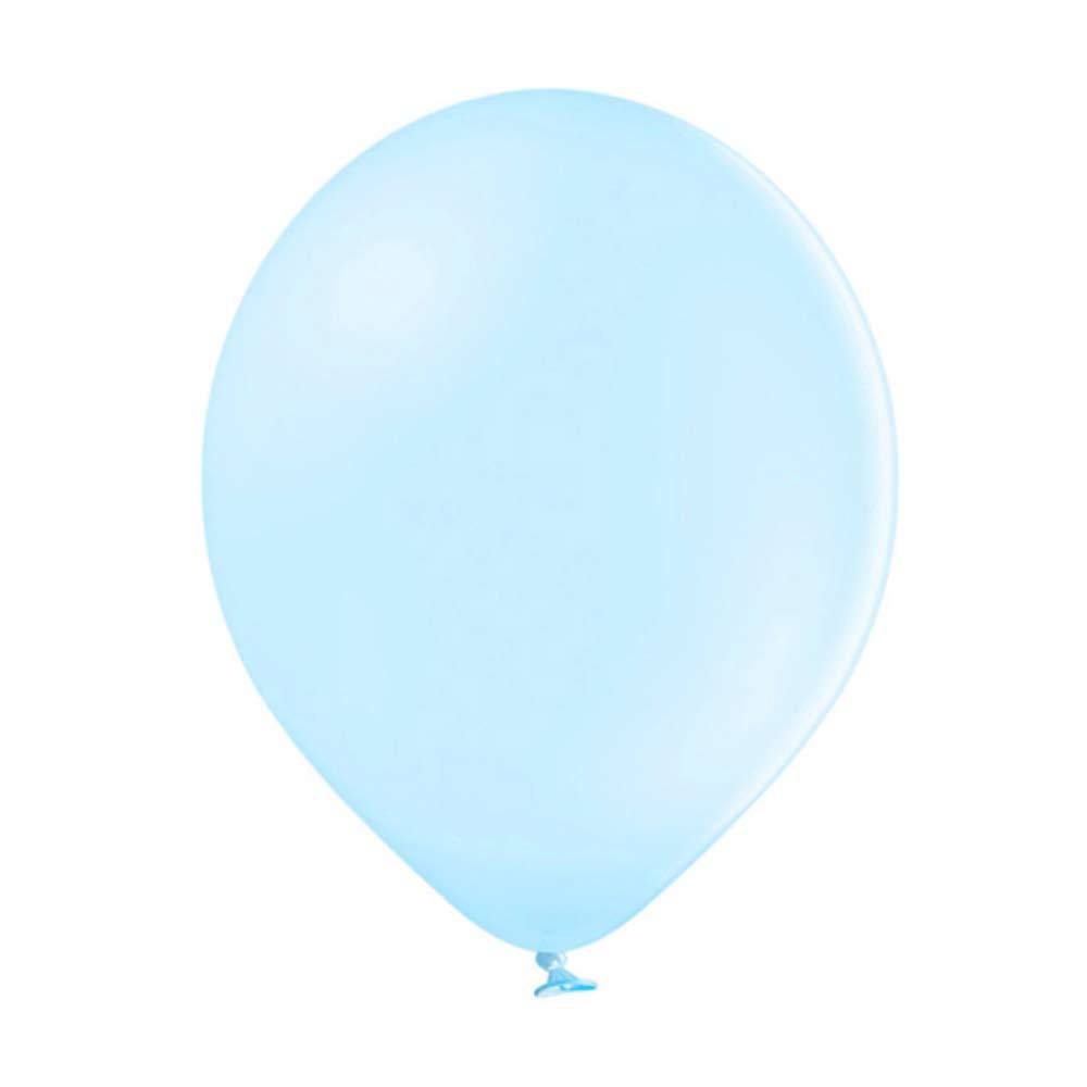 Pastel Latex Balloons Light Blue X10