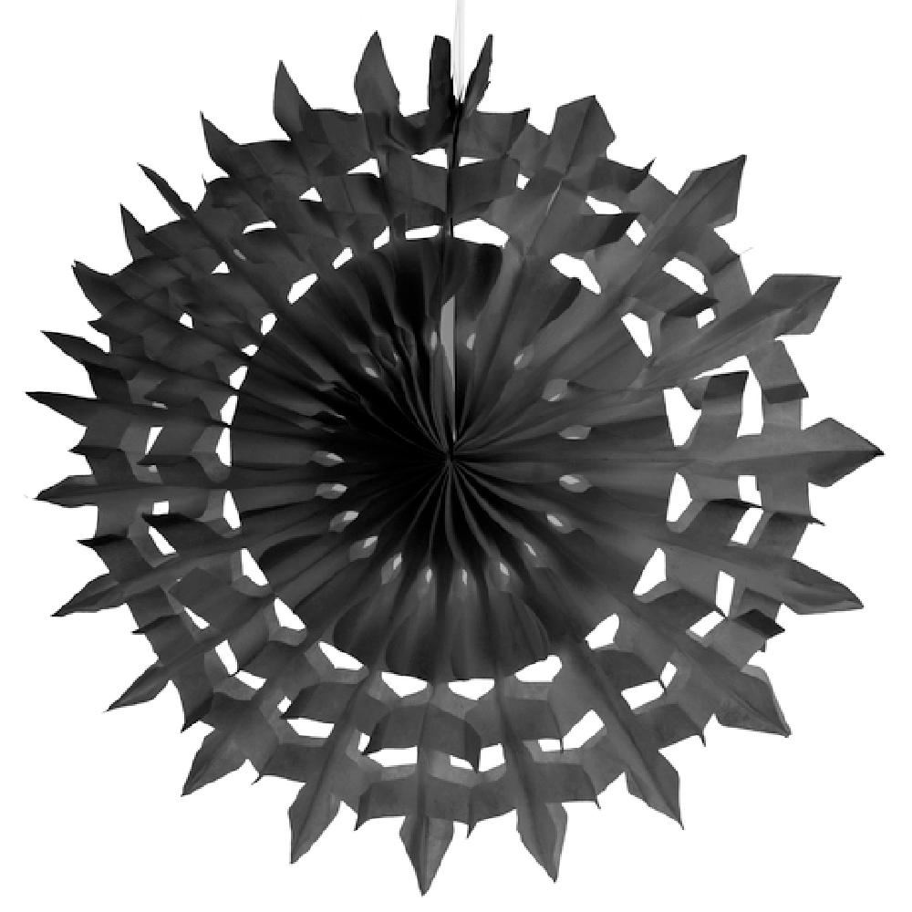 Click to view product details and reviews for Decorative Party Fans Black X2.