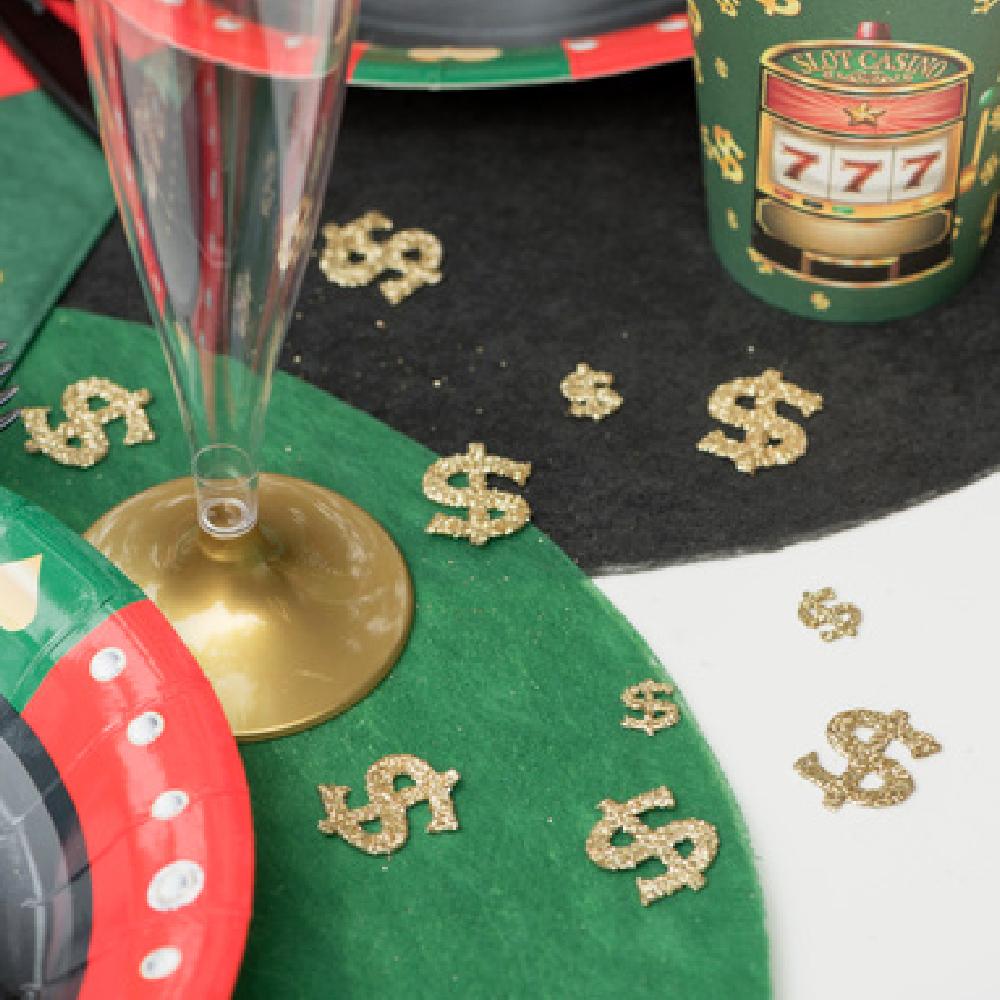 Click to view product details and reviews for Metallic Casino Party Confetti X20.