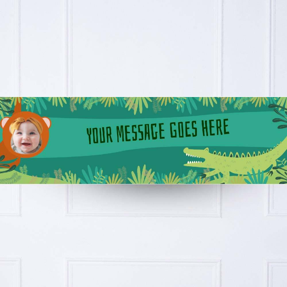 Snappy Birthday 1st Birthday Personalised Party Banner