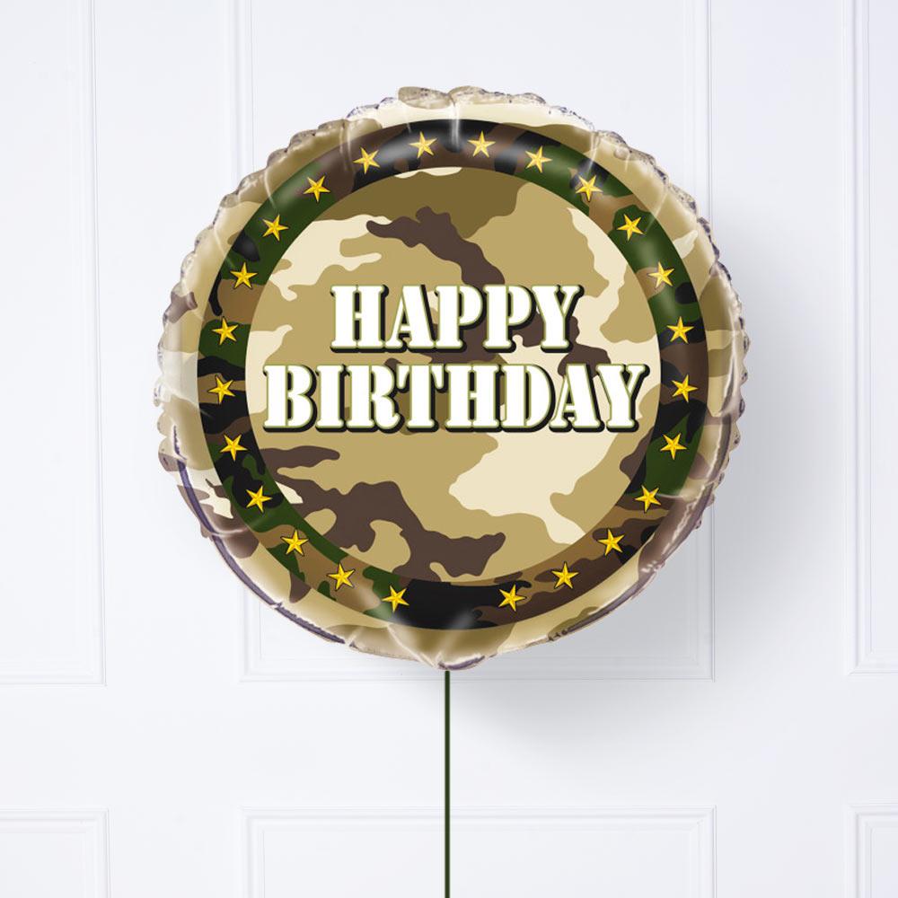 Camo Party Balloon