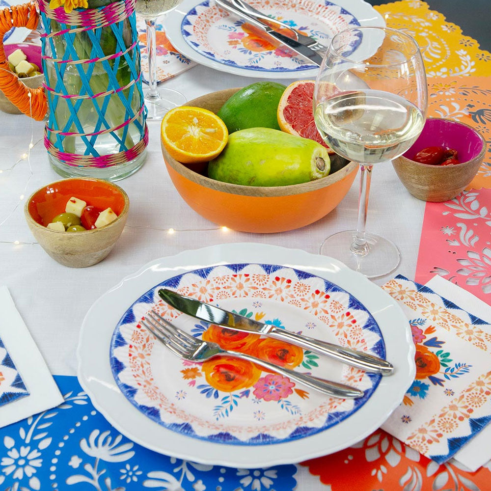 Click to view product details and reviews for Boho Spice Floral Plates X12.